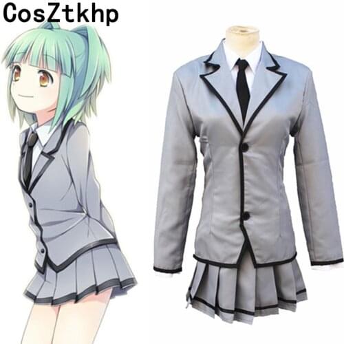 COSZTKHP 2019 New Assassination Classroom Ansatsu Kyoushitsu Kaede Kayano Cosplay Costume Kataoka Megu Full Set School Uniform