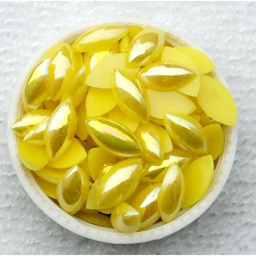 DIY 800pcs/lot 6*12mm AB resin horses rhinestones wedding Flat-back scrapbook gift resin drill D432*5