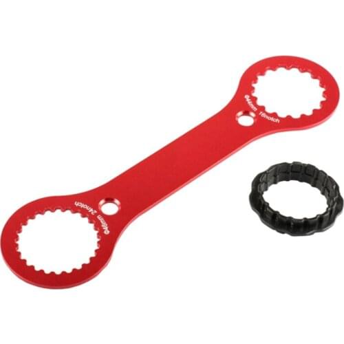 Mountain Bike Road Bike Center Axle Disassembly Wrench Portable Bicycle Bracket Wrench Shaft Bicycle Repair Tool Equipment