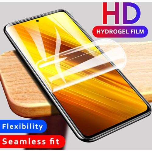 Hydrogel Film For Xiaomi Redmi 9 9A C Note9 Max 10X Pro Mi10T Pro Note 10 Lite Poco M2 M3 C3 X3 NFC F2 Pro Screen Protector Film