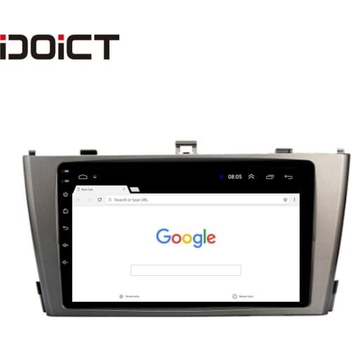IDOICT Android 9.1 2.5D Car DVD Player GPS Navigation Multimedia For Toyota Avensis 2009-2015 car stereo bluetooth