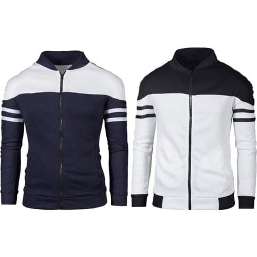 Men Slim Collar Warm Coat Jacket Tops Casual Outwear M-3XL