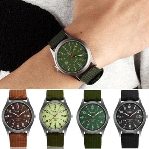 Mens Calendar Quartz Watch E4F3