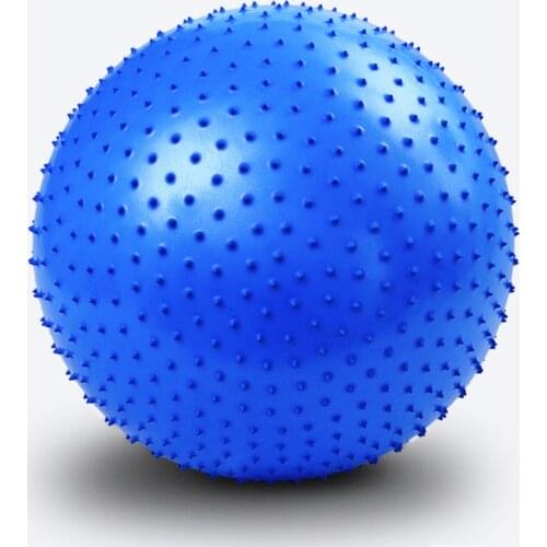 65cm Sports Yoga Balls Point Fitness Gym Balance Fitball Exercise Pilates Workout Barbed Massage Ball with Inflator