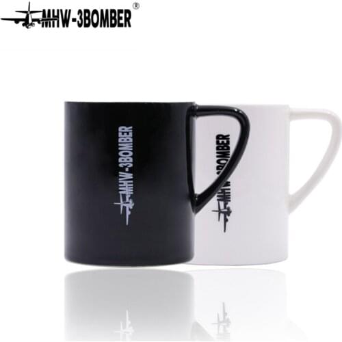 360ml coffee cups high-grade ceramic Coffee cup set Simple European style Mug Cappuccino flower cups Latte Drinkware