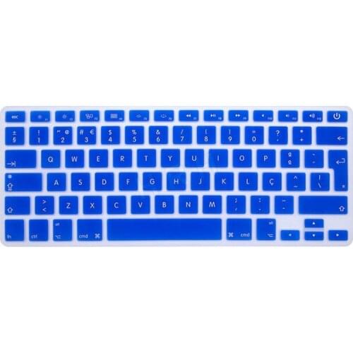 Portuguese Language Euro UK Silicone Keyboard Skin Keypad Cover Protective Film For Mac Book Pro Retina Air 13" 15"17 A1466