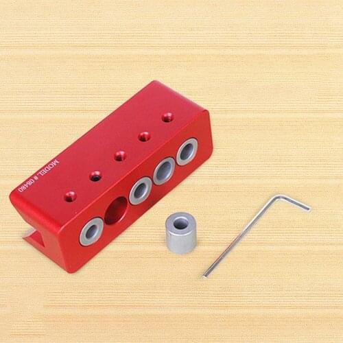 08480 6 / 7 / 8 / 9 / 10mm 90 ° Straight Hole Guide Bit Template Woodworking Tool Wood Punch Round Tube Punch DIY Positioner