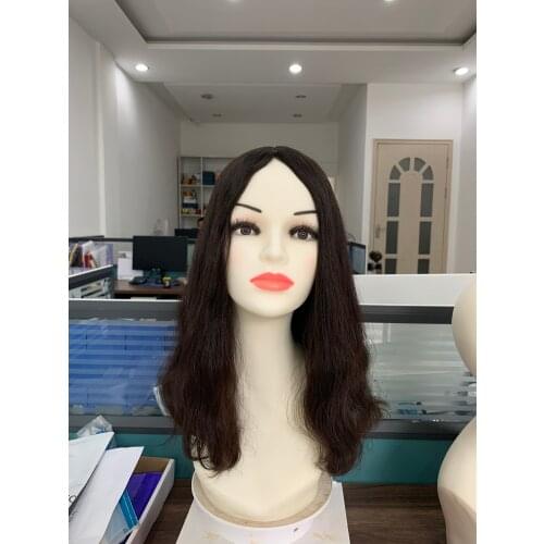 High comments products soft hair wig natural and flat on top European hair jewish wig kosher wig Best Sheitels in stock