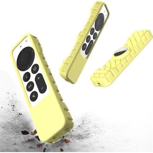 Silicone Remote control protective cover, drop-proof /Dust-proof case Jacket for Apple TV 4k 2021