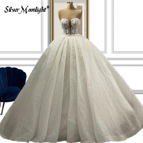 Champagne and Ivory Boho Lace Wedding Dress Appliques Beaded Strapless Wedding Gown Beach Bridal Gown Robe de Mariee 2021