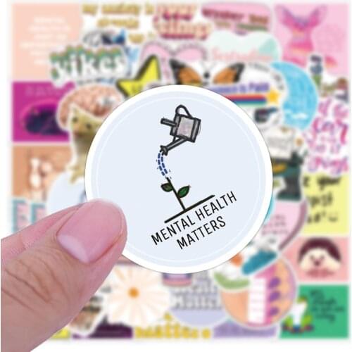 10/50PCS Depression Expression Cartoon Stickers Graffiti for Laptop Guitar Motorcycle Skateboard Luggage Waterproof Decal Toys