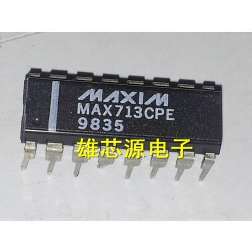 100% New&original In Stock MAX713CPE DIP MAX713C MAX713CP MAX713