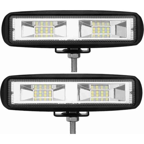 Car Light Assembly Led Fog Lights Off Road 4x4 48W Spot Beam Led Light Bar For Trucks ATV SUV DRL LED Spotlight Work Light Bar