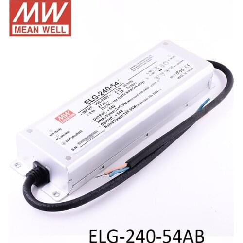 ELG-240-54AB-3Y Taiwan MEANWELL 240W 54V waterproof LED power supply 4.45A current variable dimming type