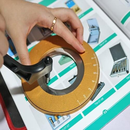 DIY Art Cutting Tool with 3 heads Craft Cutting Kinfe with 360°Stainless Steel Rotating Blade Cutter Paper Knife Accessories