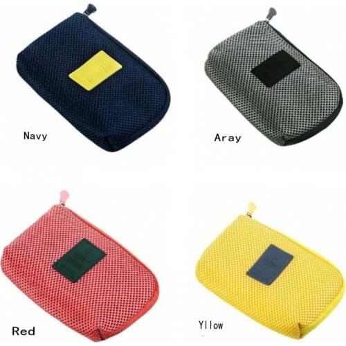Multifunctional zipper waterproof storage bag convenient cosmetic bag multifunctional software package organizer