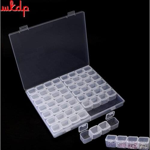 56 Grids 5D DIY Diamond Painting Storge Box Moasic Embroidery Accessories Nail Jewelry Medcine Box Container Cross Stitch Kits