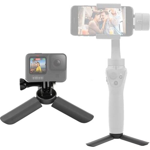 For Gopro Hero9 Desktop Tripod Mobile Phone Sports Camera Stabilizer Bracket Copper Nut Adapter for Gopro Hero9 Camera