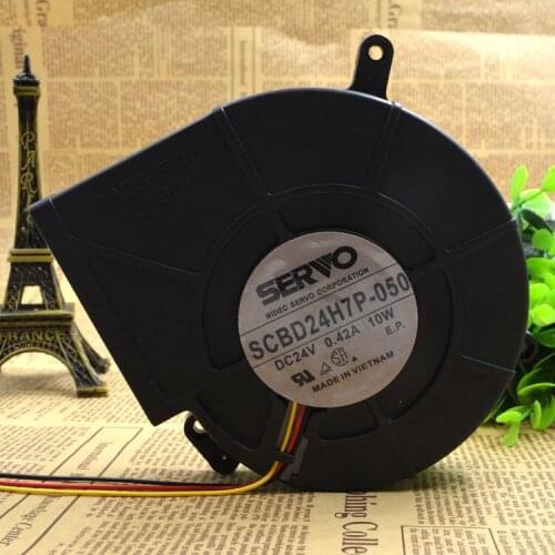 New original Three-wire 12 cm 12032 fan SCBD24H7P-050 24V 10W