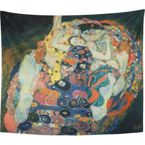 Fine The Maiden on Klimt Gustav Home Decor Tapestries