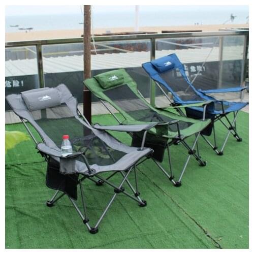 Fishing reclining chair portable beach lunch bed outdoor leisure hanging fishing beach reclining chair folding chair sitting