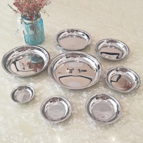 Stainless Steel Sterile Plate Non-Magnetic Stainless Steel Straight Side Multipurpose Deep Plate Thickened Aseptic Deep Dish