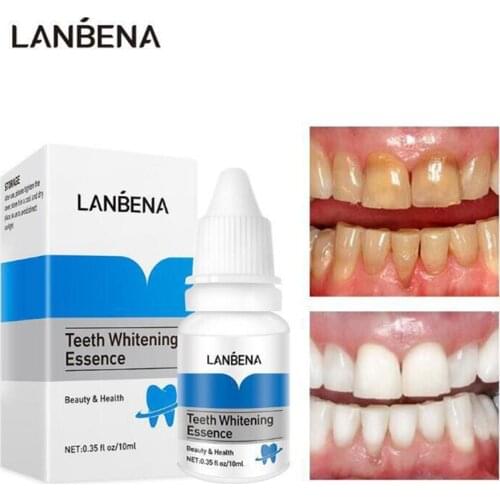 10ML Teeth Whitening Essence Powder Oral Hygiene Cleaning Serum Removes Plaque Stains Tooth Bleaching Dental Tools