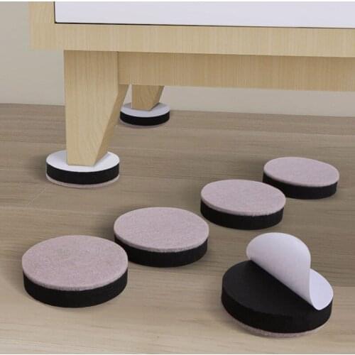 4pcs/set Chair Leg Carbon Steel Table Leg Increase Pad Thicken Increase Sofa Table Leg Pad Leg Desk Wear Resistant Feet Mat