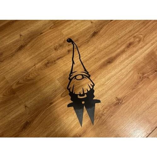 4Pcs Steel Branch Gnomes Decoration Cute Standing Silhouette For Garden Yard Outdoor Sculpture Easter Lawn Home Yard Decor