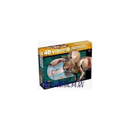 4D MASTER Puzzle assembly Dinosaur model Triceratops anatomical model 55.6*11*23cm free shipping
