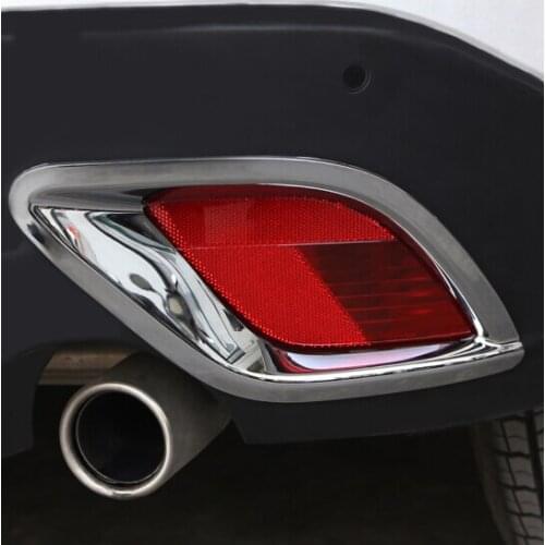 ABS chrome car rear fog light cover trim 2pcs for Mazda CX-5 2013 2014 2015 2016 car accessories