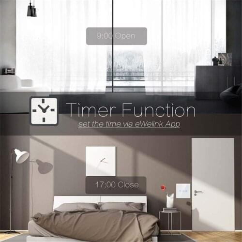 American Standard Wifi Graffiti Smart Electric Curtain Panel Mobile Phone Remote Control Scene Linkage Timing Remote Control Swi