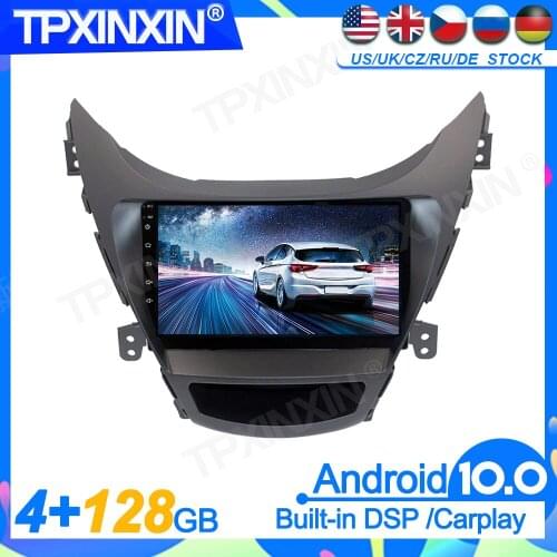 Android Car Player GPS Map Navigation For Hyundai Elantra 2011+DSP Head Unit Multimedia Player Auto Radio Tape Recorder Headunit