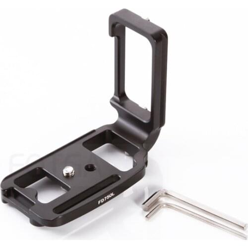 D750 Vertical Quick Release QR L Plate/Bracket Holder hand Grip for Nikon D750 Arca-swiss RRS Compatible