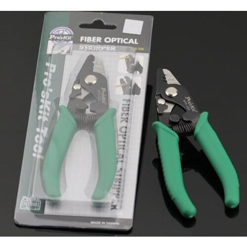 Quality assurance ProsKit 3 holes 8PK-326 Fiber Optical Stripper Stripping Cable Tool Made in Taiwan