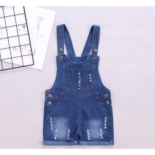 IENENS Kids Baby Jumper Boys Girls Dungarees Clothes Pants Denim Shorts Jeans Overalls Toddler Infant Jumpsuit Clothing Trousers