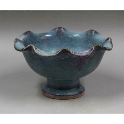 Chinese ancient antique hand make High-foor bowl Porcelain