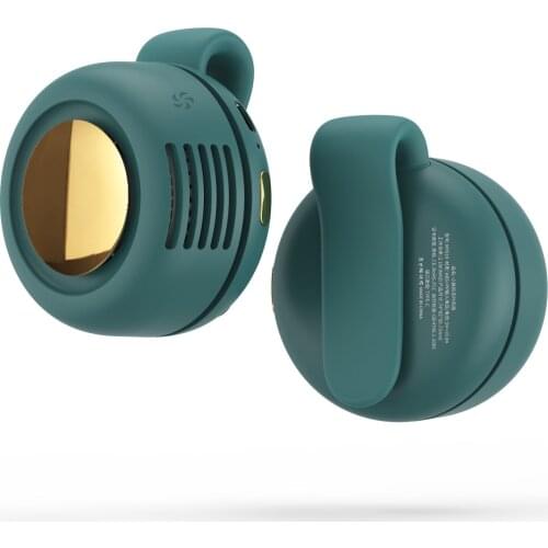 Small cyclone fan portable button small mini portable hand-held usb children students cute leafless