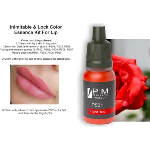 PM Lip Permanent Makeup Pigment Kit