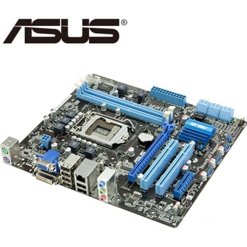 Asus P7H55-M PLUS Desktop Motherboard H55 Socket LGA 1156 i3 i5 i7 DDR3 16G u ATX UEFI BIOS Original Used Mainboard On Sale