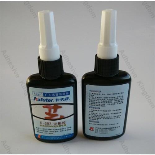 NEW 6pcs 50g kafuter UV glue K-303 Acrylic shadowless curing adhesive bonding transparent plastic Acrylic glass metal