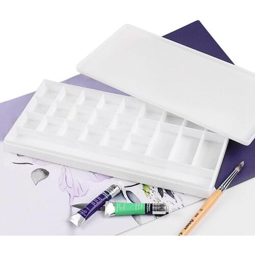 Plastic Square Palette Gouache paint box Office Supplies