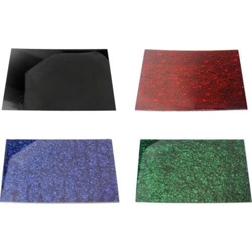 Durable PVC 3 Ply Guitar Pickguard Blank Material Scratch Plate Sheet Guitar Head Veneer
