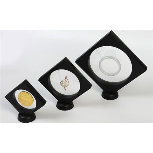 Creative Jewelry Accessories Transparent Suspension Packaging Box Used For Valuables Exhibition Jewelry Storage Organizer Box