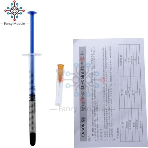 Silver Conductive 0.5ML Glue Wire Electrically Paste Adhesive Paint PCB Repair tools