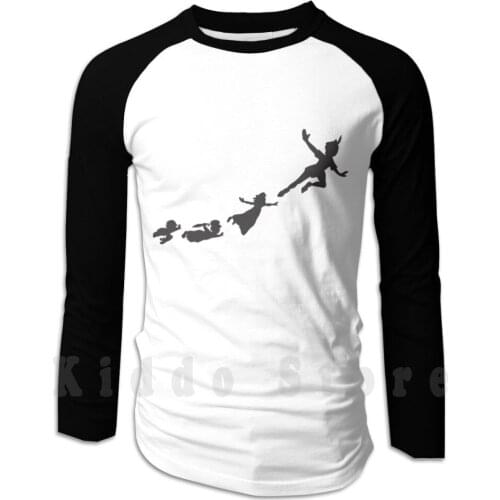 Hoodie Long Sleeve Neverland Wendy Hook Captain Pansexual Pirates Flying London Michael John Nana Marbles Tinker