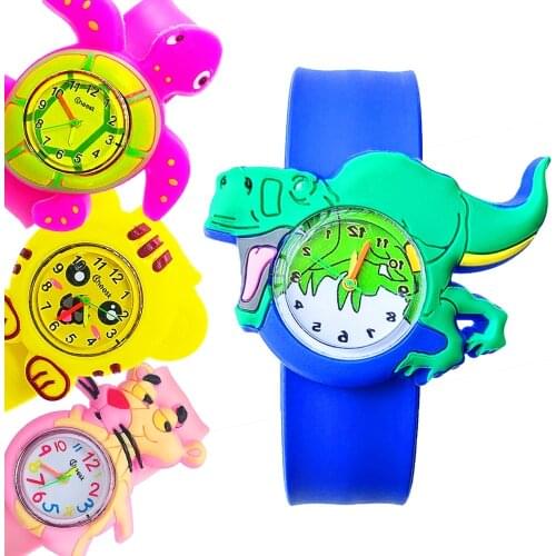 High Quality Kids Fashion Watches Boys Girls Children Watch Baby Christmas Gift Silicone Child Learn Time Toy Student Clock