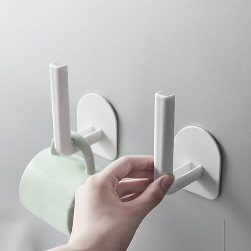 1Pcs Kitchen Paper Towel Holder Self Adhesive Under Cabinet Toilet Roll Tissue Hanger Storage Rack For Bathroom Accessories
