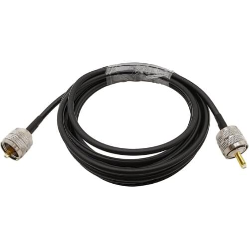 RF Coaxial RG58 Cable UHF PL259 Male Plug to UHF PL259 Male Plug Connector Pigtail Jumper RG58 Cord 1M 2M 3M 5M