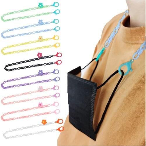 2021 Sunglasses Cover Chain Anti-skid Glasses Chain Lanyard Clip Rope Decoration Neck Necklace Belt Lanyard Fashion Jewelry